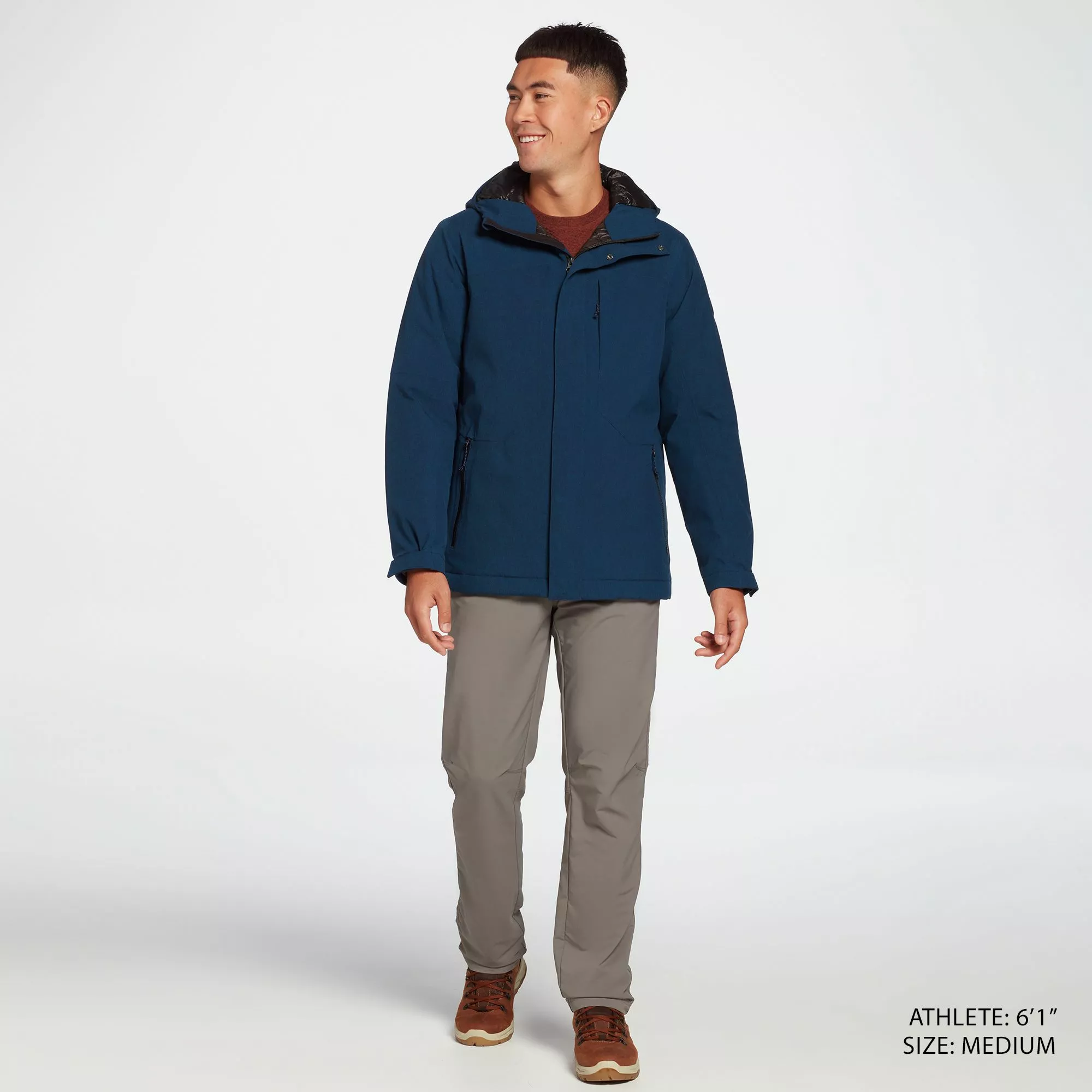 Alpine Design Men's Laurel Mountain Down Parka For Men Blue Blaze Heather 4 Alpine Design Men's Laurel Mountain Down Parka For Men Blue Blaze Heather - Image 2