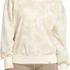 Alpine Design Women's Fleece Crewneck Sweatshirt For Women Unbleached Midnight Fern