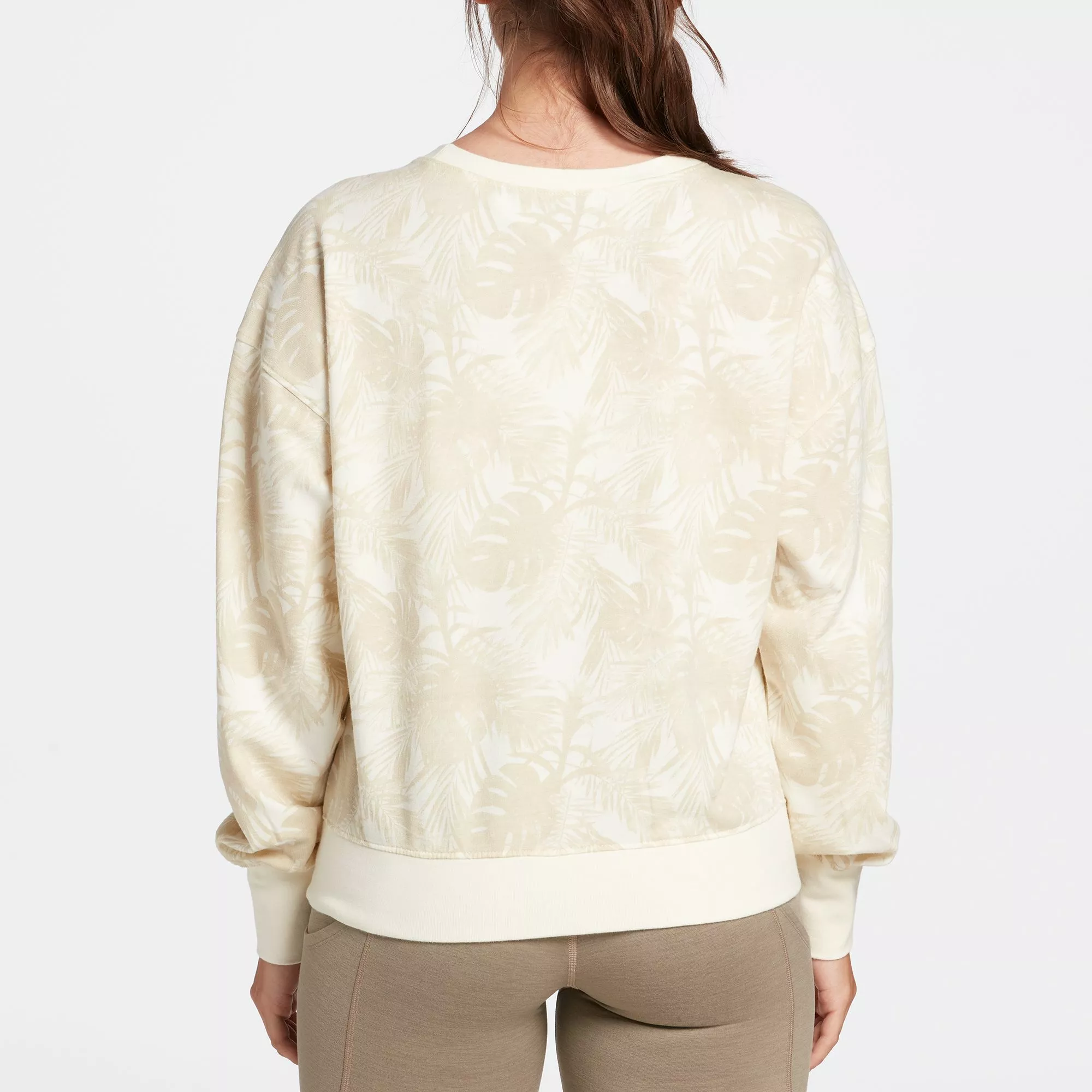 Alpine Design Women's Fleece Crewneck Sweatshirt For Women Unbleached Midnight Fern 5 Alpine Design Women's Fleece Crewneck Sweatshirt For Women Unbleached Midnight Fern - Image 3