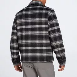 Alpine Design Men's Prospect Lake Shirt Jacket For Men Plaid Ombre Pure Black -Alpine Design Sales Store unnamed file 17