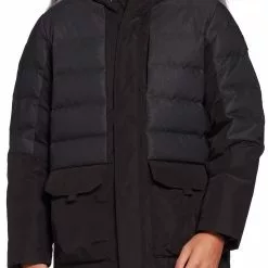 Alpine Design Men's Elevated Peak Down Jacket For Men Toasted Coconut Htr/olive