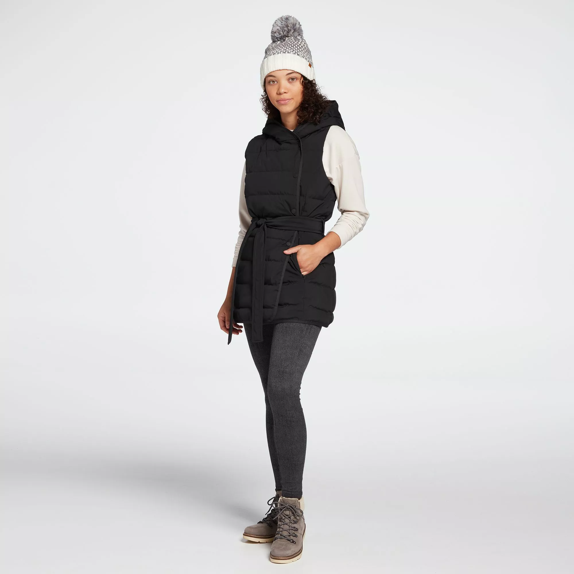 Alpine Design Women's Brea Down Vest For Women Toasted Coconut Heather 3 Alpine Design Women's Brea Down Vest For Women Toasted Coconut Heather - Image 2