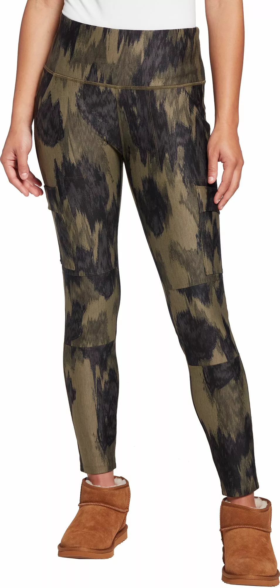 Alpine Design Women's Selina Print High Rise Tights For Women Ikat Light Olive 2 Alpine Design Women's Selina Print High Rise Tights For Women Ikat Light Olive