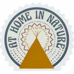 Alpine Design Nature Sticker For Unisex