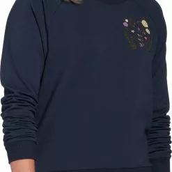 Alpine Design Women's Embroidered Raglan-Sleeve Sweatshirt For Women Moonbeam