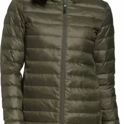 Alpine Design Women's Midweight Down Jacket For Women Pure Black