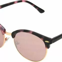Alpine Design Round Metal Sunglasses For Women Tortoise Rose