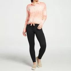 Alpine Design Women's Stargazer Button Down Shirt For Women Ombre Plaid Persimmon -Alpine Design Sales Store unnamed file 655