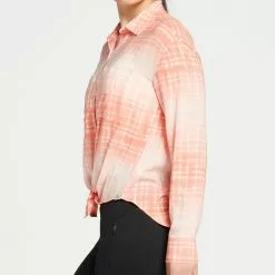 Alpine Design Women's Stargazer Button Down Shirt For Women Ombre Plaid Persimmon -Alpine Design Sales Store unnamed file 657