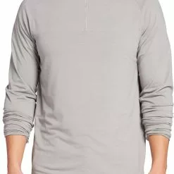 Alpine Design Men's 360 Degree 1/4 Zip Pullover For Men Winetasting Heather