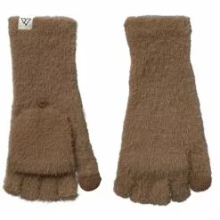 Alpine Design Women's Fuzzy Rib Pop Top Gloves For Women Taupe -Alpine Design Sales Store unnamed file 740