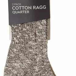 Alpine Design Men's Cotton Ragg Socks - 2 Pack For Men Black -Alpine Design Sales Store unnamed file 757