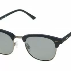 Alpine Design Round Metal Polarized Sunglasses For Men Black/grey