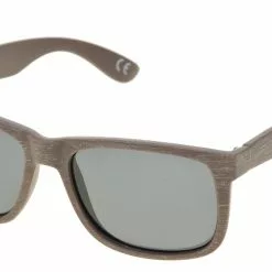 Alpine Design Classic Brown Wood Polarized Sunglasses For Men