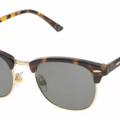 Alpine Design Round Metal Brown Tort Sunglasses For Women
