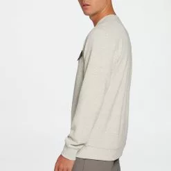 Alpine Design Men's Stratus Sky Textured Crew Neck Sweatshirt For Men Bone White Heather -Alpine Design Sales Store unnamed file 839