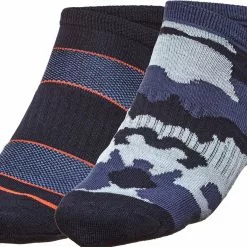 Alpine Design Men's Explorer Low Cut Tab Socks – 2 Pack For Men Blue